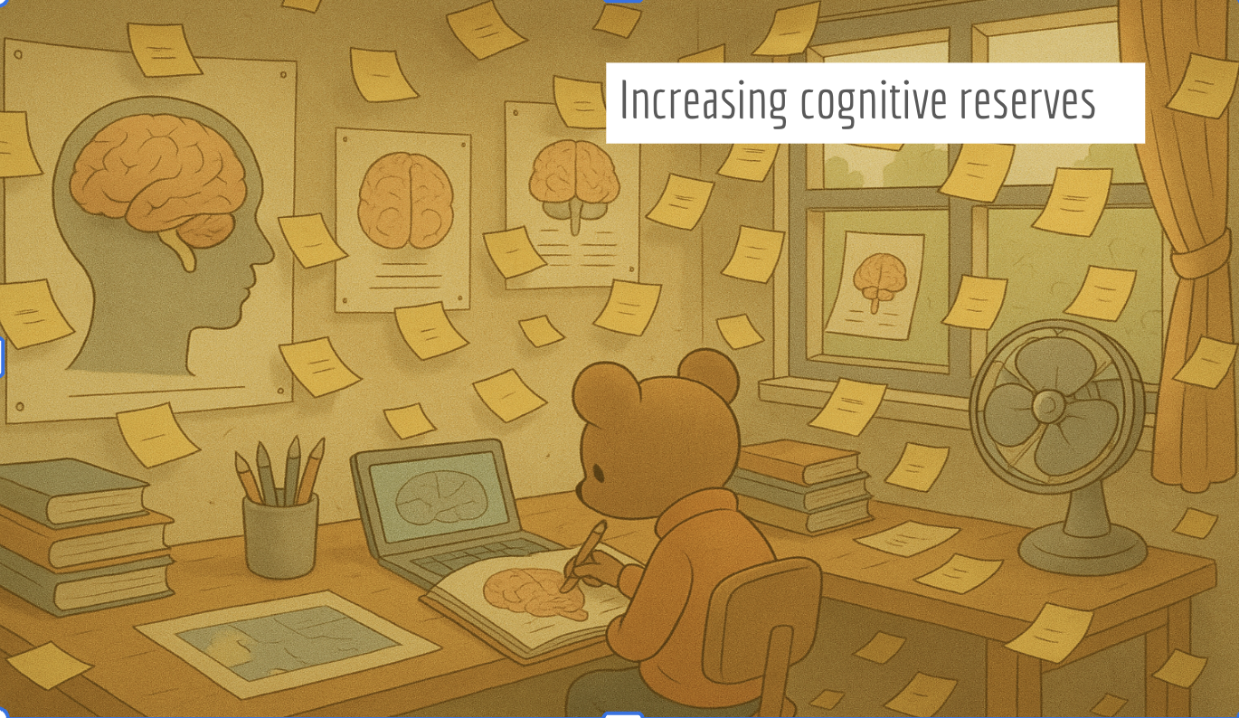 Illustration: increasing cognitive reserves